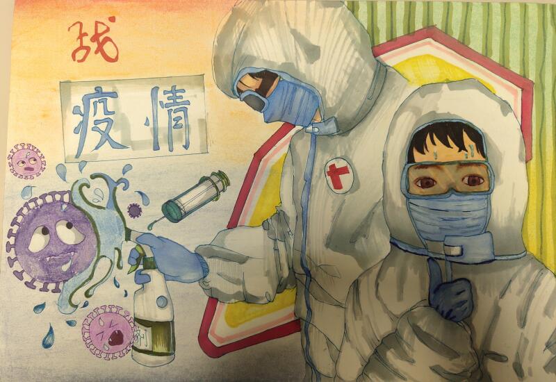 “疫情當(dāng)前，孩子們有‘畫’說(shuō)”作品展播（三十五）