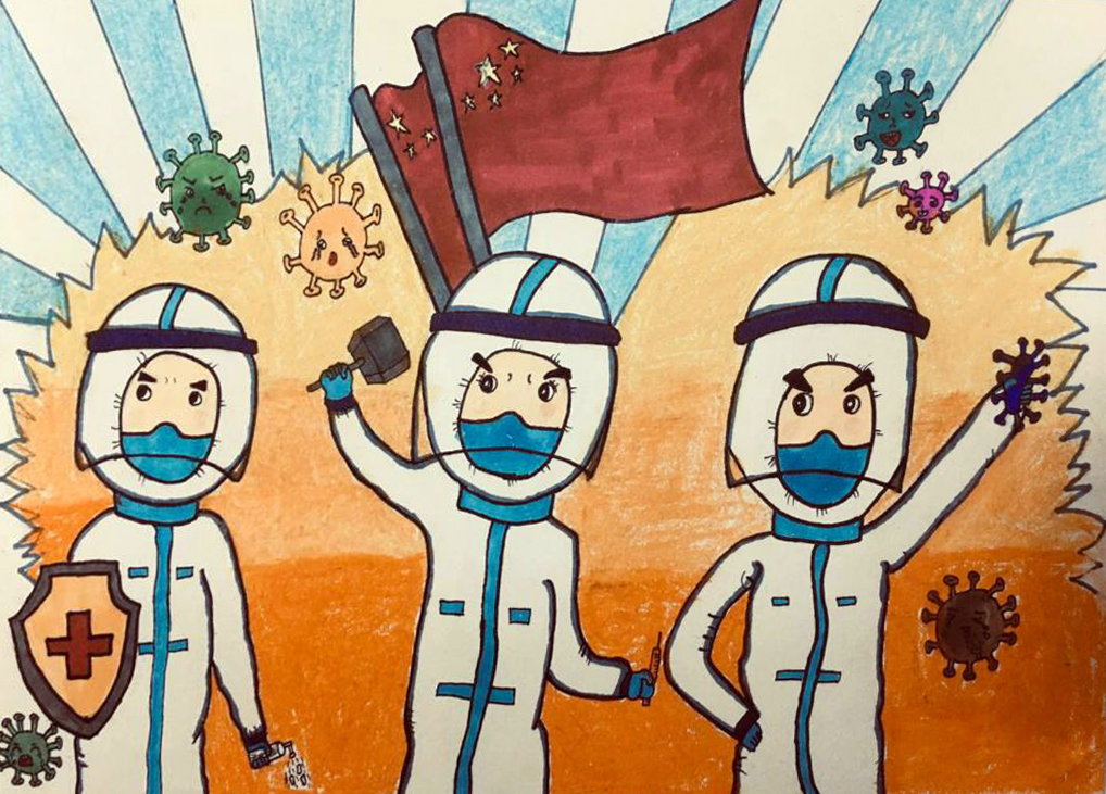 “疫情當前，孩子們有‘畫’說”作品展播（三十九）