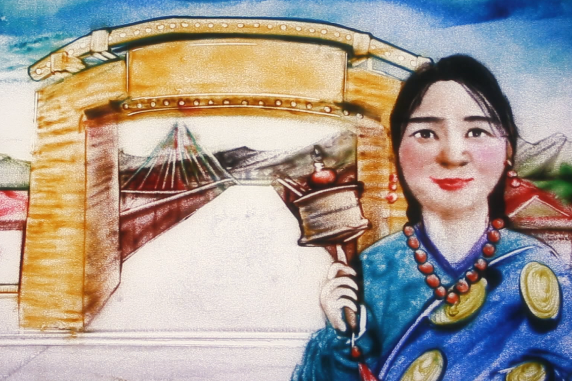 沙畫(huà)|奮力追夢(mèng)！2020決戰(zhàn)脫貧攻堅(jiān)“甘肅卷”