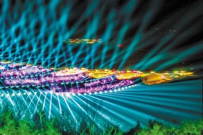 蘭山每晚都有炫酷燈光秀 你想看嗎？