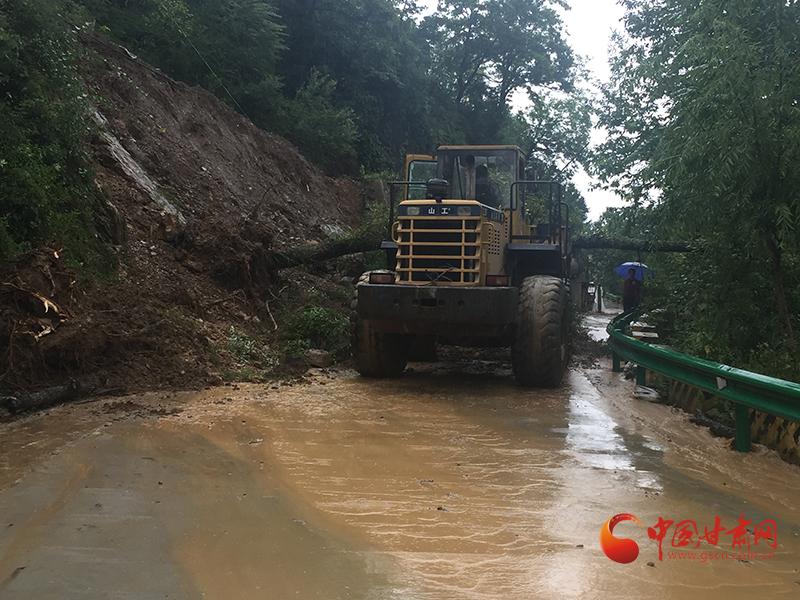 康縣長(zhǎng)壩鎮(zhèn)：鏟車(chē)、120合力“逆行”救援群眾  