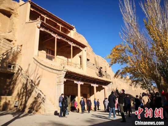 圖為敦煌莫高窟藏經洞。(資料圖) 馮志軍 攝