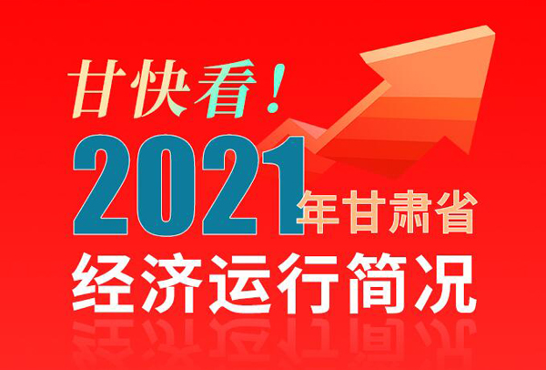 【海報】甘快看！2021年甘肅省經濟運行簡況