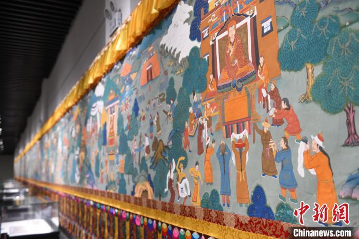 8月20日，“塔影河聲吉祥千年——涼州會盟暨蘭州與武威文物聯(lián)展”在蘭州市博物館開展。戴文昌 攝