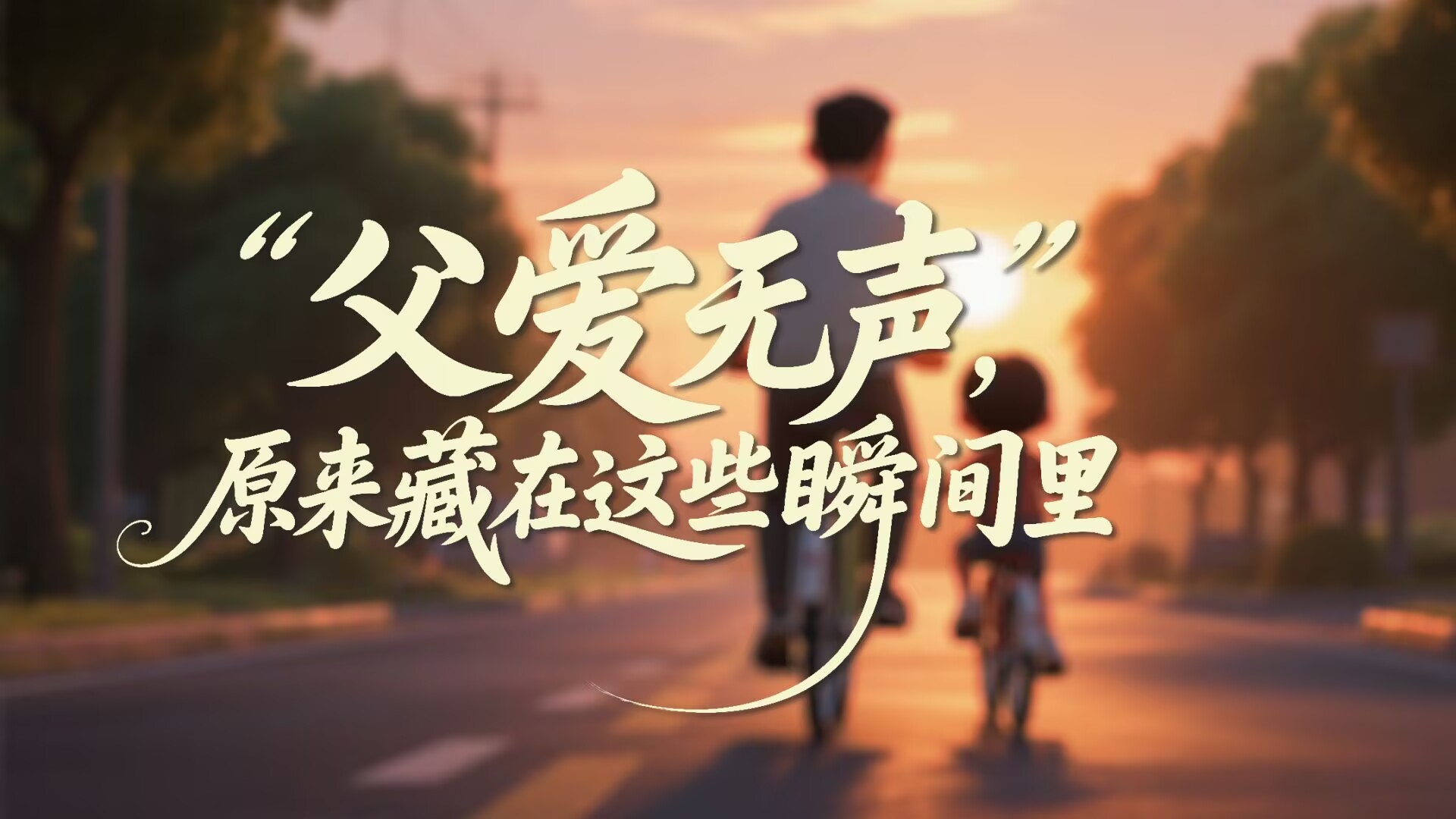 父愛(ài)無(wú)聲，原來(lái)藏在這些瞬間里