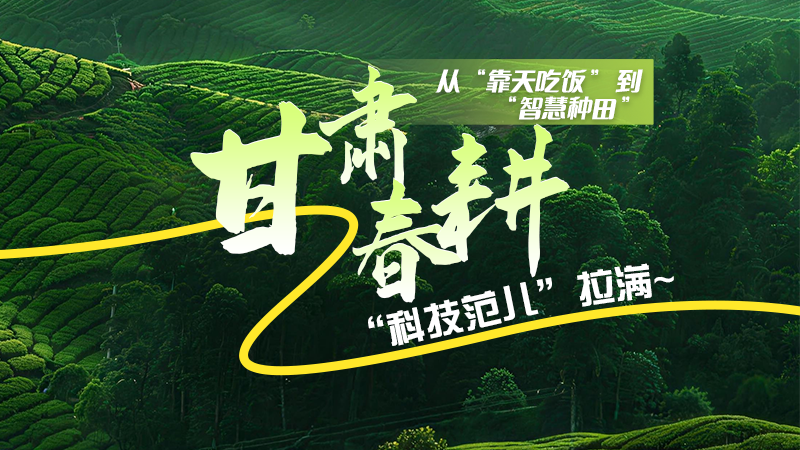 長(zhǎng)圖|從“靠天吃飯”到“智慧種田”，甘肅春耕“科技范兒”拉滿